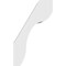 Ekena Millwork 3-in. W x 6-in. D x 10-in. H Stanfield Architectural Grade PVC Knee Brace BRCP03X06X10STA - alternate 2